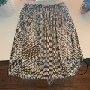 H&M flowy pleated waste skirt